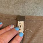 We The Free  People XS Flax Jersey Tambourine Top Oversized Swing Trapeze Tee Photo 2