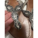 Mystique Boutique  Crystal embellished Sandal Size 10 Handmade Photo 3
