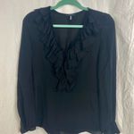 Drew #700  Ruffle Silk Pullover Blouse Photo 2