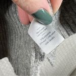 Marine layer Grey Ribbed Knit Wool Blend Turtleneck Sweater Photo 3