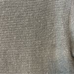 Ella Moss charcoal gray v-neck ribbed pullover sweater size large Photo 12