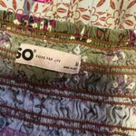 SO  Floral boho smocked peasant top Photo 1