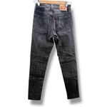Levi's Levi’s Wedge Skinny Jeans Women’s Size 25 Charcoal Gray Button‎ Front Denim Photo 3
