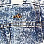 CHIC Vintage Acid Wash High Rise Flat Front Pocket Mom Jeans, Size 8 Blue Photo 7