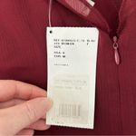 Mango MNG  Burgundy Sleeveless Steamy Cross Maxi Flowy Dress NWT 6 Photo 4