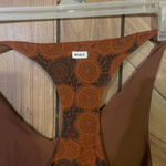 RVCA Women’s XS Brown Printed Sleeveless Maxi Dress Photo 7