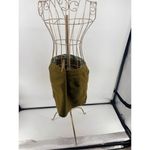 Anthropologie Vanessa Virginia Green Textured Mini Skirt Size 10 Fall Academia Photo 9