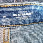 Old Navy Women's Blue Cut-Off Denim Shorts Size 14 High-Rise Jean Shorts Photo 5