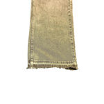 Aelfric Eden Jeans Women’s 30 x 29 Beige Loose Straight Fringe Hem Denim Pants Photo 4