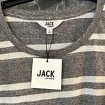 Jack by BB Dakota LIGHTWEIGHT heather grey striped t-shirt Photo 1