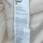 Fabletics Nelly Mixed Media Teddy Pullover Jacket Cream XL Half Zip Photo 12