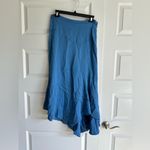 Veronica Beard  Autumn Asymmetrical Hem Skirt in French Blue‎ NWT 8 Photo 2