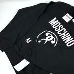 Moschino  Couture Logo Double Question Mark Crewneck Sweatshirt Black US 8 NWT Photo 11