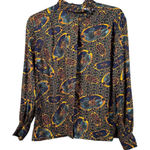 Pendleton Vintage  Petites Equestrian Horsebit Long Sleeve Blouse Size 4 Photo 0