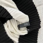 The Limited  Square Neck Wide Striped Black/White Short Sleeve Sweater, Sz S Photo 8