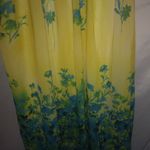 Kore XL Japanese Spring Dream Yellow Blue Green Maxi Dress Size XS Photo 1