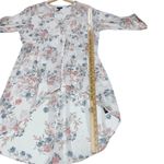 Torrid 00 Floral Cottagecore High Low Button Down Shirt Dress Roll Sleeve Blouse Photo 9