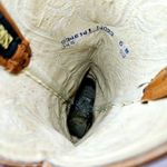 Dan Post Vintage  Genuine Teju Lizard Exotic Leather Cowboy Western Boots Brown 6 Photo 6