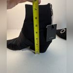 ZARA NEW  Black Nylon Pointed Sock Booties Rhinestone Buckle Sz 36 Photo 9