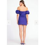 STAUD New  NWOT Purple Violet Giulia Mini Dress Size Small Photo 1