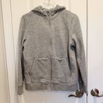 FIGS  On Shift Full Zipper Hoodie Sweatshirt in Heathered Grey size Medium Photo 1