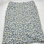 Maeve  Anthropologie Leopard Jacquard Skirt Lined Pencil Straight Women's Small Photo 2