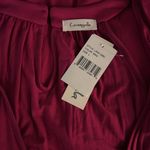 Loveappella Nordstrom Faux Wrap Tank - Magenta Size L Photo 5