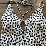 Aerie Swim One Piece in Navy and Cream Photo 2