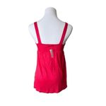Charlotte Russe Beaded Empire Fashion Tank Top Fuchsia Juniors XS NWT Bedazzled Photo 2