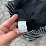 Nicole Miller  Ruffle Sheath Dress Gray Black Large Photo 5