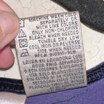 Kathie Lee Collection  Vintage Purple Velour  V Neck Short Sleeve Blouse Photo 3