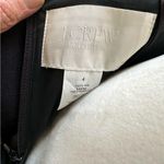 J.Crew Elegant Black Crepe Silk Strapless Dress Corset Bodice Dark Feminine Photo 11