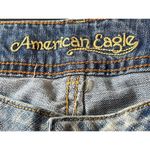 American Eagle VTG 90s Y2K Antique Wash Super Low Rise Skinny Flare 10R NOS Photo 10