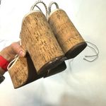 Schutz Maxima Cutout Platform clogs sandals lace up Size 7,5 Photo 5