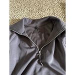 Trendy‎ Queen Women's Gray Oversized Sweatshirts Half Zip Pullover Size Small Photo 6