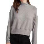 Velvet by Graham & Spencer Tami Mock Neck Sweatshirt Grey Size XL New w/Tag $139 Gray Photo 0