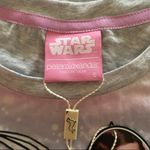 NWT Peter Alexander Star Wars Princess Leia Graphic Shirt Small Gray Photo 5