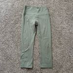 Lululemon  light sage green crop leggings size 6 Photo 1
