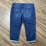 Gap  Denim Plus 20 Slim Boyfriend Jeans Crop High Rise Cuffed Dark Alba Women’s Photo 9