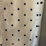 Denim Blvd white and black polka dot skinny stretchy jeans size 9 Photo 10