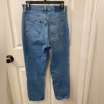 Abercrombie & Fitch Light Blue High Rise Straight Leg Jeans Photo 3