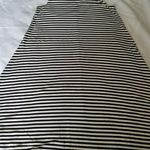 Old Navy Dress High Neck Black and White Stripe A-Line Tank Dress Womens Size XS Photo 3