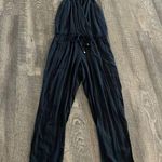 Splendid  elastic drawstring waist tank jumpsuit with pockets Photo 0