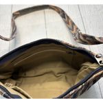 Rita's Handbag Multicolor Woven Zigzag Tapestry Purse Photo 4