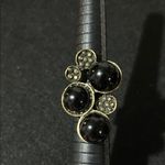 Elegant Black and Gold Statement Ring Photo 2