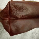 PORTLAND LEATHER | Zipper Cinnamon Bear Red Brown Tan Handles Tandles | Large Photo 2