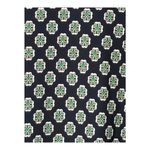 Ralph Lauren Lauren Ralph Lauren Navy Blue Green Geometric Floral 3/4 Sleeve Dress Size XL Photo 5