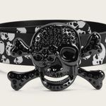 Punk Grunge Goth Gothic Emo Scene Scenecore Skull Belt Black Photo 2