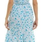 Draper James  Floral Ruffle Tier Midi Cottage Core Midi Dress Photo 1