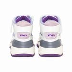 KOIO Aerobics Royal White Purple Leather Sneakers Photo 7